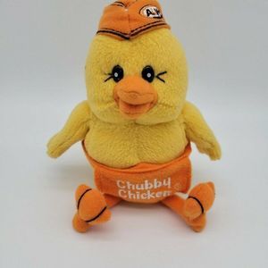 A&W Restaurant Chubby Chicken Plush 7'' Promo Plush Bird Stuffed Animal Toy